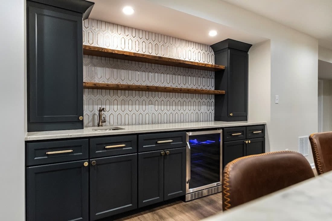 Elegant Entertainment Basement photo 6, Basement Renovations Calgary