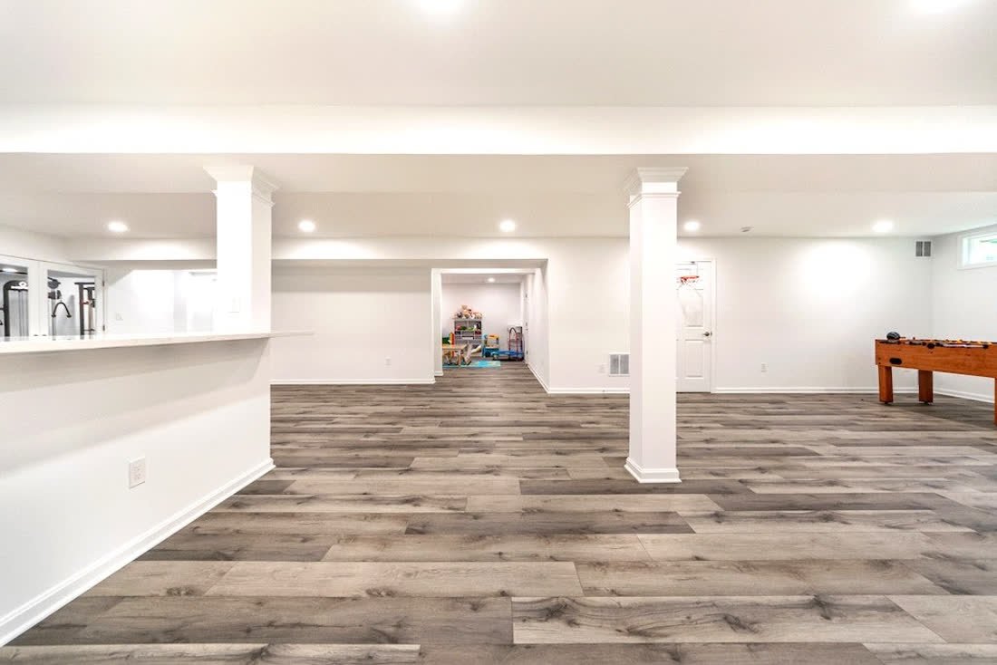 Family-Friendly Modern Basement photo 2, Basement Renovations Calgary