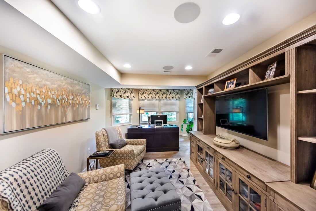 Luxury Multi-Functional Basement Remodel photo 2, Basement Renovations Calgary