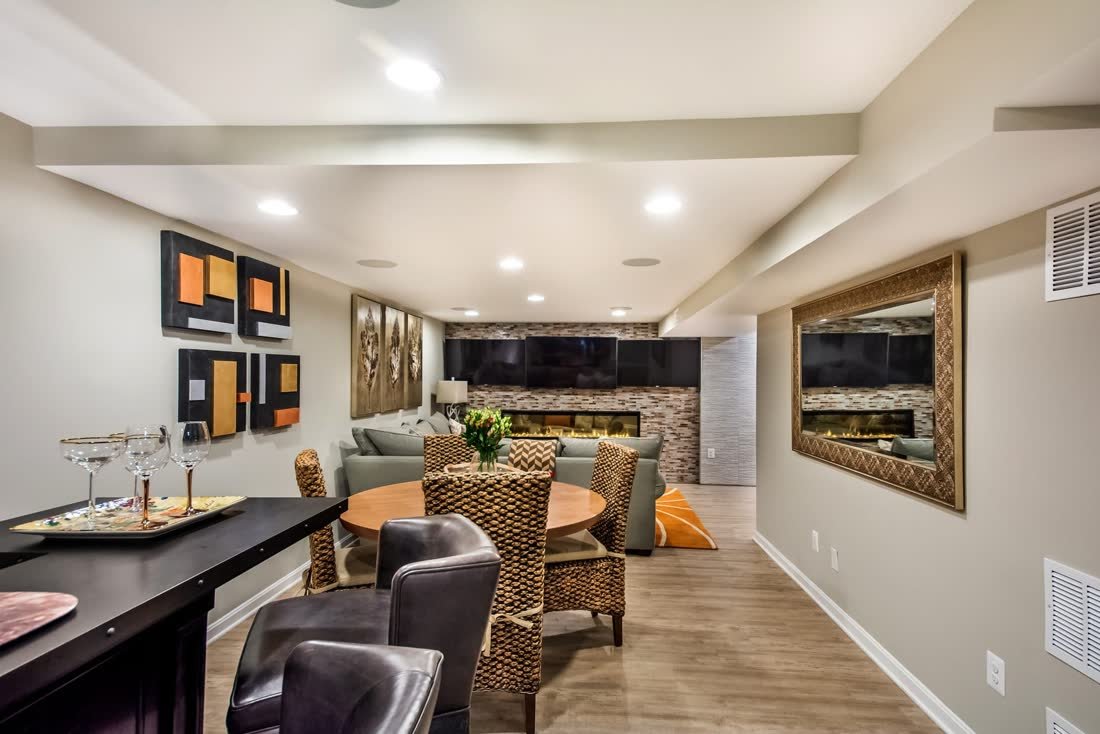 Luxury Multi-Functional Basement Remodel photo 9, Basement Renovations Calgary