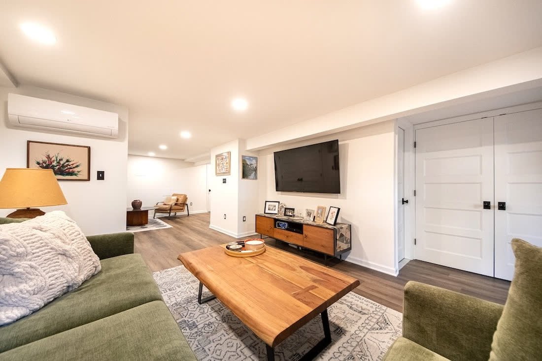 Modern & Functional Basement, Basement Renovations, Calgary area