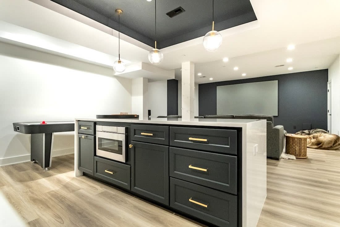 Contemporary Basement Renovation photo 5, Basement Renovations Calgary