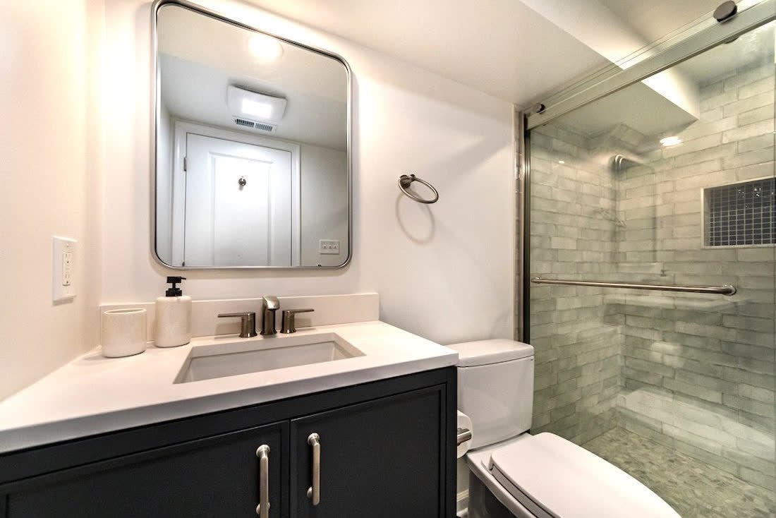 Rustic-Modern Basement Retreat photo 6, Basement Renovations Calgary