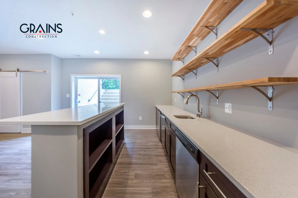 Masculine & Modern Basement Renovation – Calgary, AB