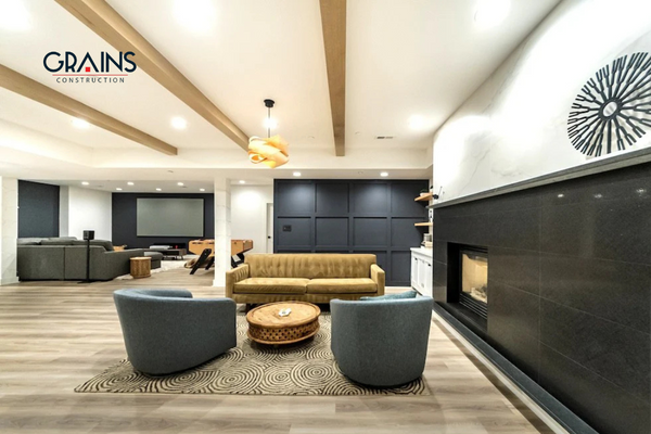 Project Contemporary Basement Renovation – Calgary, AB