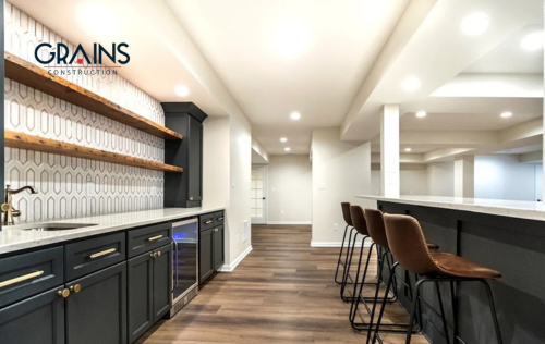 Elegant Entertainment Basement – Calgary, AB
