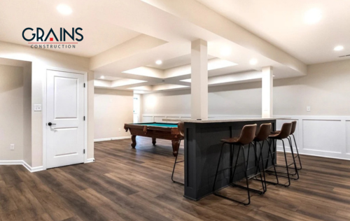 Elegant Entertainment Basement – Calgary, AB