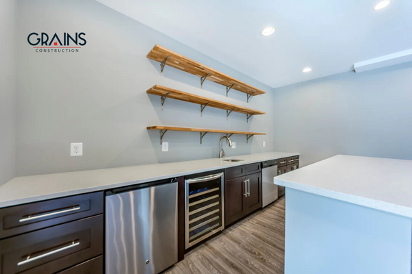 Masculine & Modern Basement Renovation – Calgary, AB