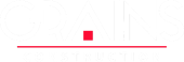 Grains Construction - White Logo